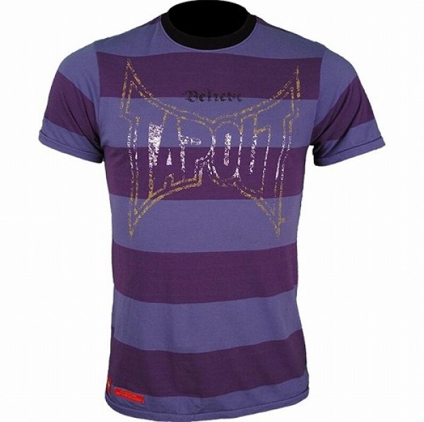 Photo1: TAPOUT Vintage T-Shirt BELIEVE Blue/Purple  SALE (1)