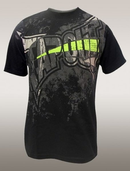 Photo1: TAPOUT T-Shirt Silced up Black (1)