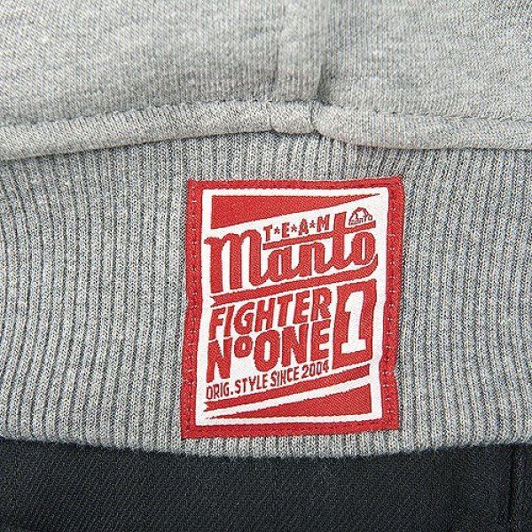 Photo3: MANTO Hood Parka FIGHTER Grey  SALE (3)