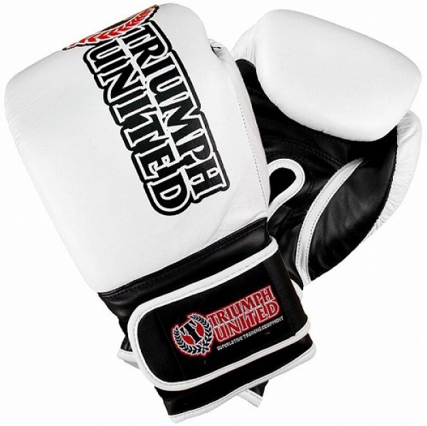 Photo1: Triumph United Boxing Gloves Storm Trooper Pro White (1)