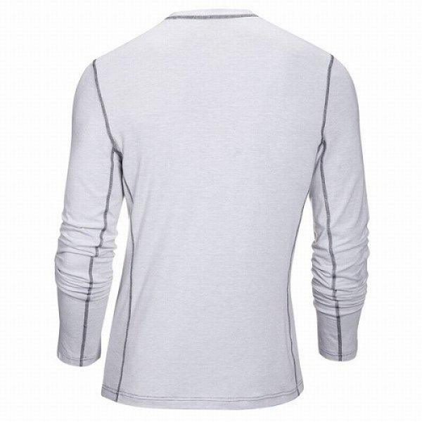 Photo3: JACO Henley Shirt Moonlight  Heather Grey SALE (3)