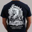 Photo2: Scramble T-shirts Bonecrusher V.3 Navy (2)