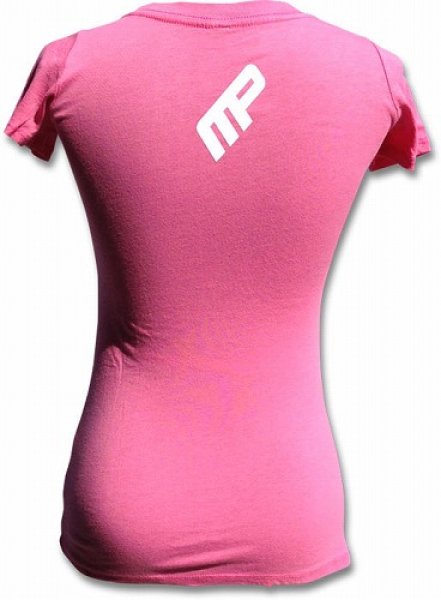 Photo2: Muscle Pharm Ladies Tshirts Scoop Pink  SALE (2)