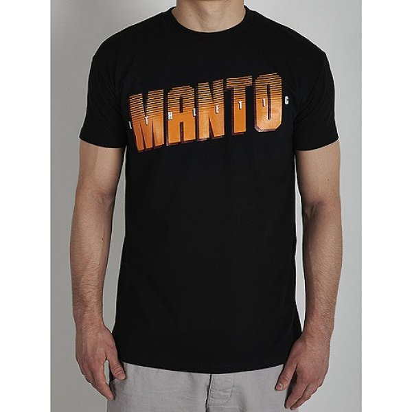 Photo1: MANTO T-Shirts ATHLETIC' 13 Black (1)