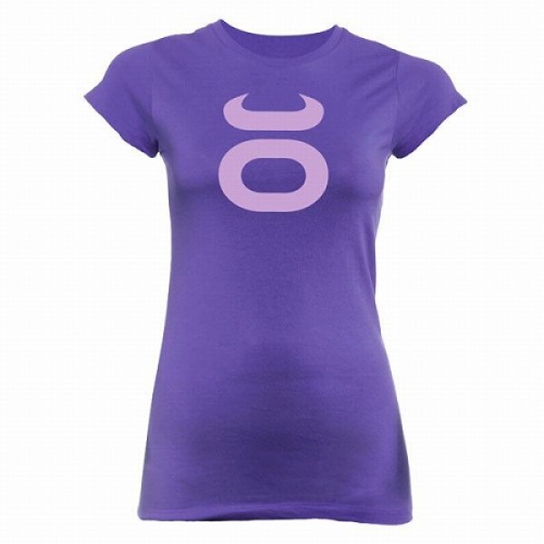 Photo2: JACO Ladys T-shirt Grunge Purple  SALE (2)