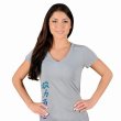 Photo1: JACO Ladys T-shirt Kanji 2　Performance　V-Neck Grey (1)