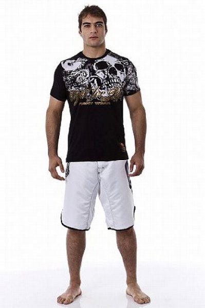 Photo2: DRAGAO　T-shirt Fight for Life Black  SALE (2)