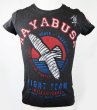 Photo1: Hayabusa Lady's T-shirt International　Fight Team Dark Grey (1)