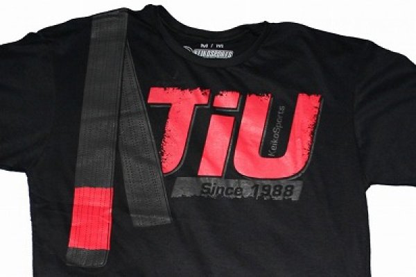 Photo3: KEIKO T-Shirts BLACK BELT Black  SALE (3)