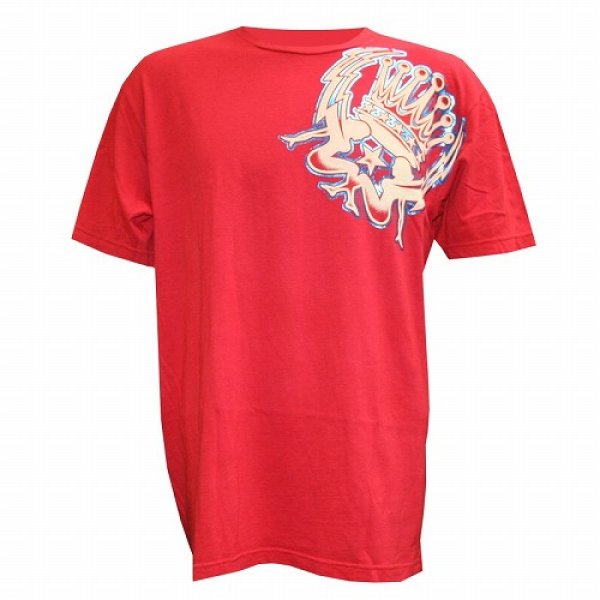 Photo1: Silver Star T-shirts Old School Red (1)