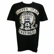 Photo1: Silver Star T-shirts Support Black (1)