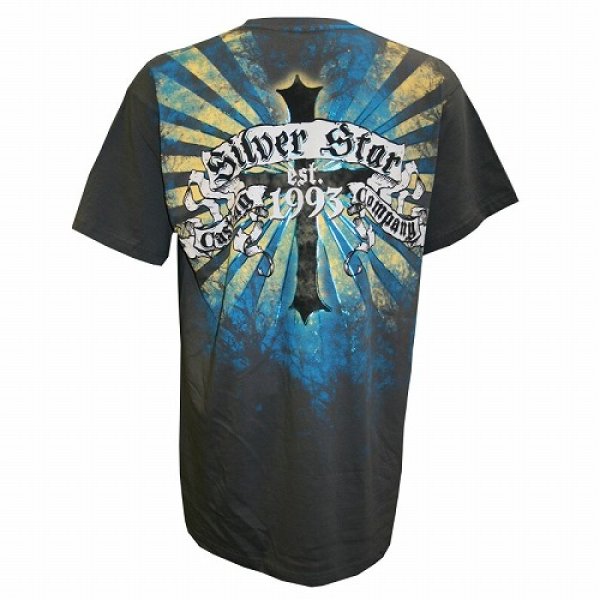Photo2: Silver Star T-shirts Fallen Angel Charcoal (2)