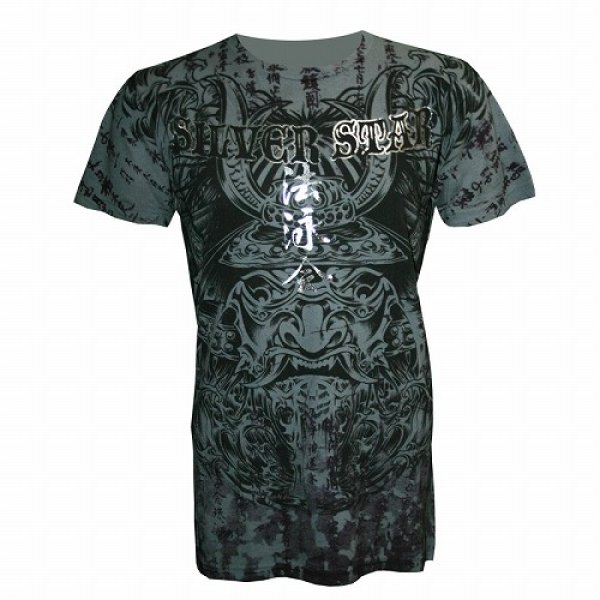 Photo1: Silver Star T-shirts Bushido Charcoal (1)