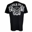 Photo2: Silver Star T-shirts Battle Black  SALE (2)