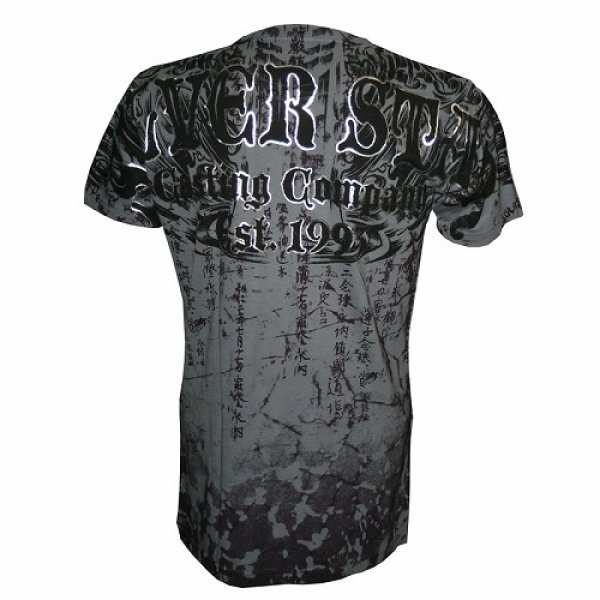 Photo2: Silver Star T-shirts Bushido Charcoal  SALE (2)