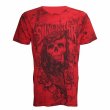 Photo1: Silver Star T-shirts Keffiyeh Red  SALE (1)