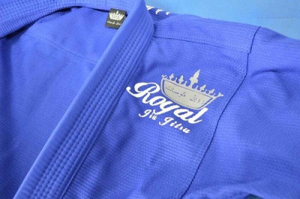 Photo3: Royal Combat Jiu Jitsu Gi Extra Comp Blue  SALE (3)