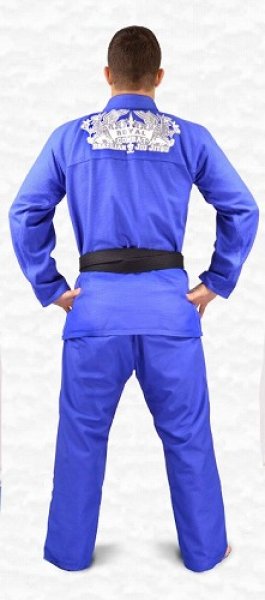 Photo2: Royal Combat Jiu Jitsu Gi Extra Comp Blue  SALE (2)