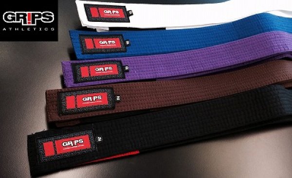 Photo1: Grips Jiu-jitsu Belt (1)