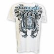 Photo1: Silver Star T-shirts Iron Eagle White  SALE (1)
