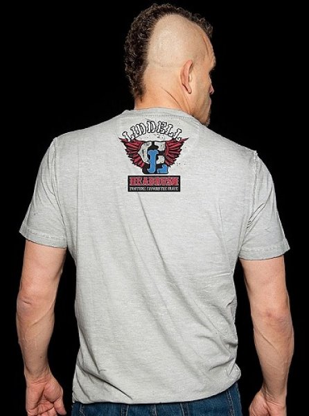 Photo2: Headrush T-Shirt Liddell Chosen Few Grey  SALE (2)