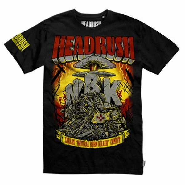 Photo1: Headrush T-shirt CARLOS CONDIT UFC171  Black (1)