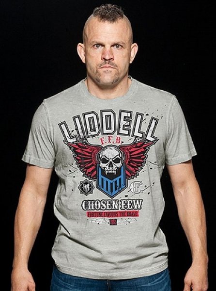 Photo1: Headrush T-Shirt Liddell Chosen Few grey (1)