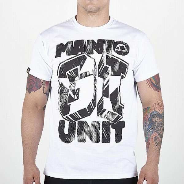 Photo1: MANTO T-Shirts GI UNIT White (1)