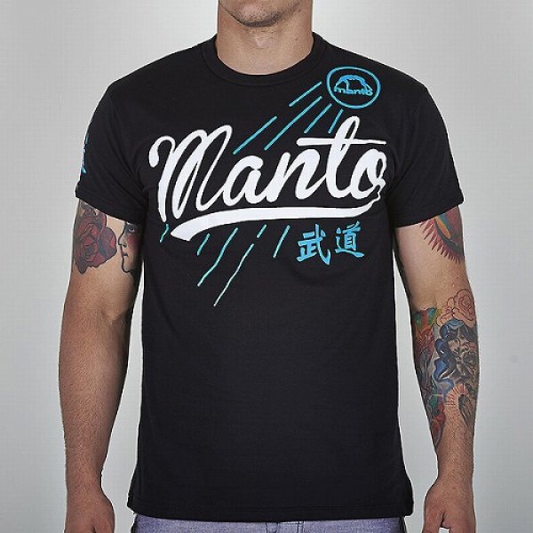 Photo1: MANTO　Tshirts JERSEY Black (1)