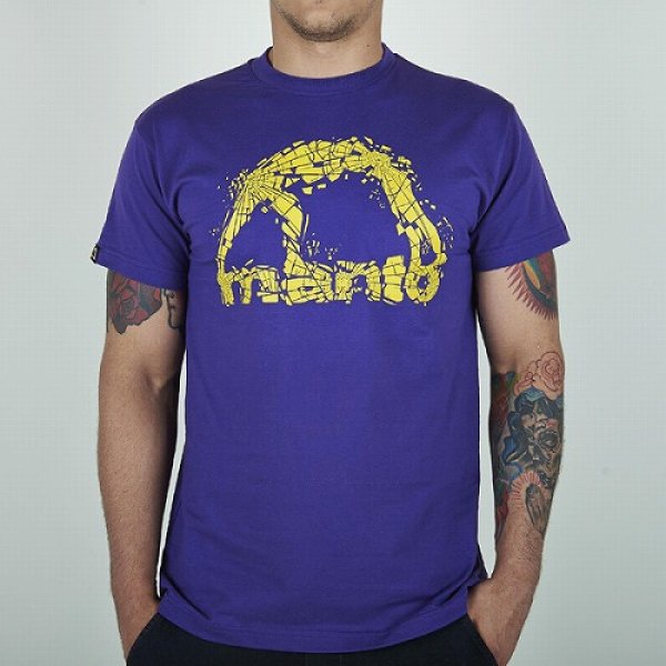 Photo1: MANTO T-Shirts EXPLOSIVE Purple (1)
