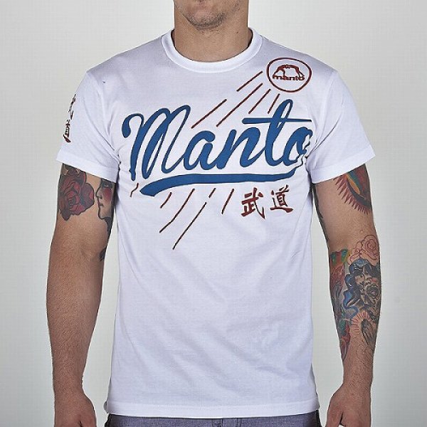 Photo1: MANTO T-Shirts JERSEY White (1)