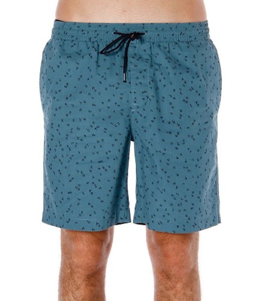 Photo2: RVCA Walk short Shells Blue  SALE (2)