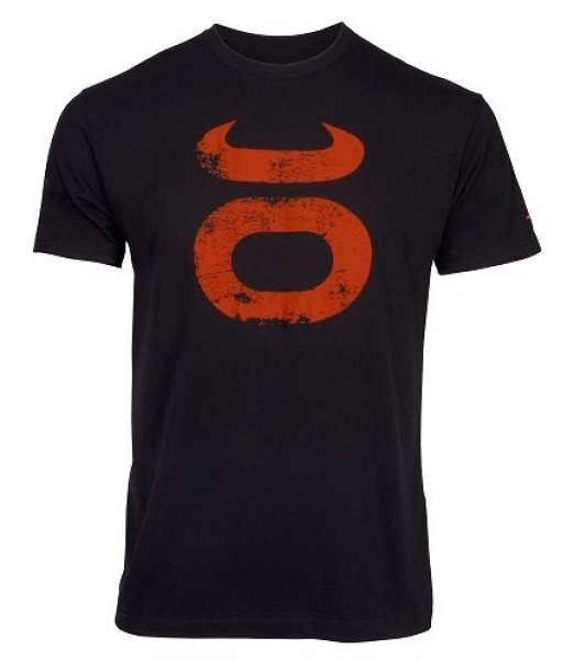 Photo1: JACO T-shirt Grunge　Crew Black/Orange (1)