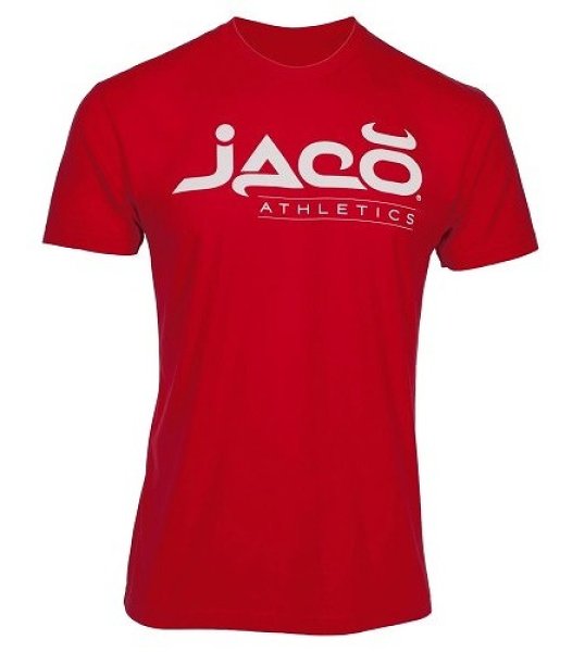 Photo1: JACO T-shirt Athletics Crew Red (1)