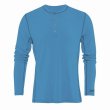 Photo2: JACO Henley Shirt Moonlight Blue  SALE (2)