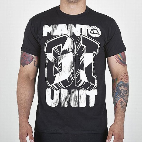 Photo1: MANTO T-Shirts GI UNIT Black (1)