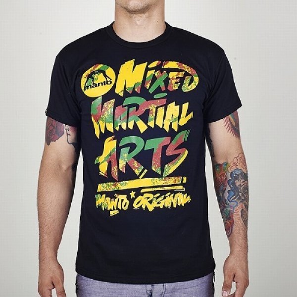 Photo1: MANTO T-Shirts MMA `14 Black (1)