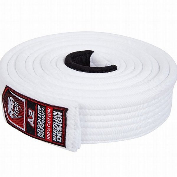 Photo1: VENUM Jiu Jitsu Belt White (1)