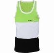 Photo1: Muscle Pharm Tank Top Tri-Fold Green/White/Black (1)