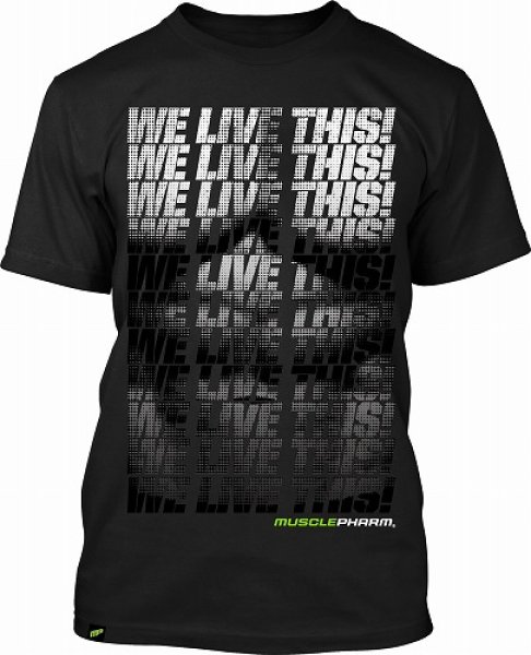 Photo1: Muscle Pharm T-shirt Muscle Black (1)