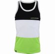 Photo1: Muscle Pharm Tank Top Tri-Fold Black/White/Green (1)