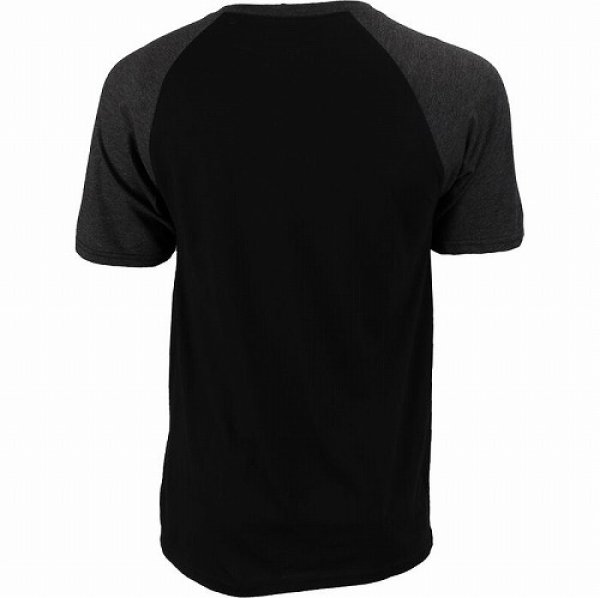 Photo2: Muscle Pharm V-neck Baseball Short sleeve Black  SALE (2)