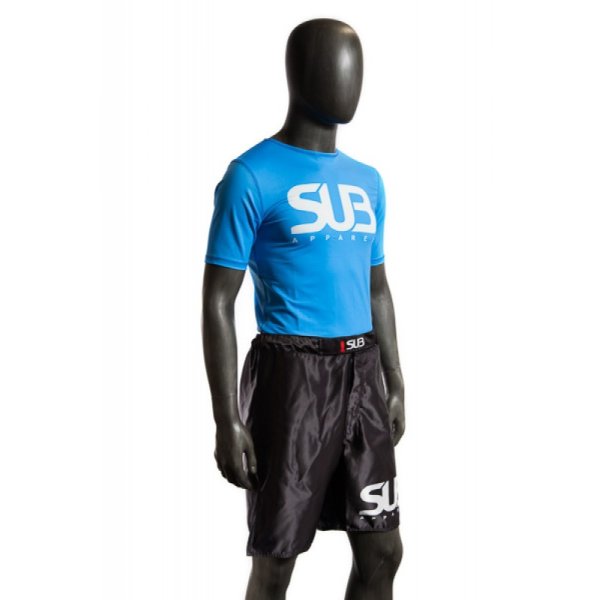 Photo1: SUB APPAREL Rashguard Short sleeve Blue (1)