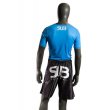 Photo2: SUB APPAREL Rashguard Short Sleeve Blue  SALE (2)