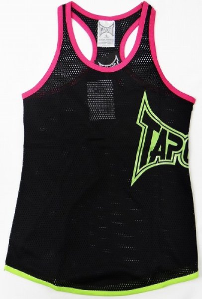 Photo1: TAPOUT Ladies mesh tank top Star Pink (1)