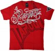 Photo2: TAPOUT T-shirts Respect UP Red (2)