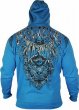Photo1: TAPOUT Zipped Hoodie Agent Shield Blue (1)