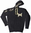 Photo2: TAPOUT Zipped Hoodie Fierce Black/Gold (2)