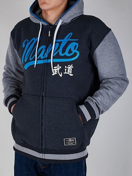 Photo1: MANTO Hoodie Tokyo Gray (1)