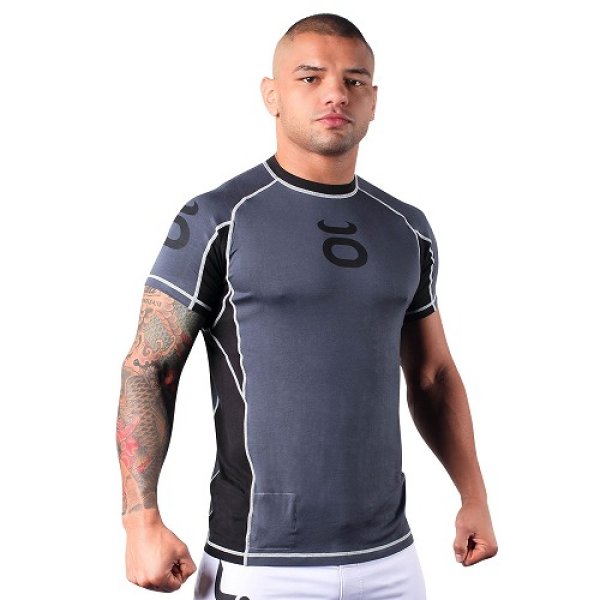 Photo1: JACO Rashguard Short Sleeve Gray  SALE (1)
